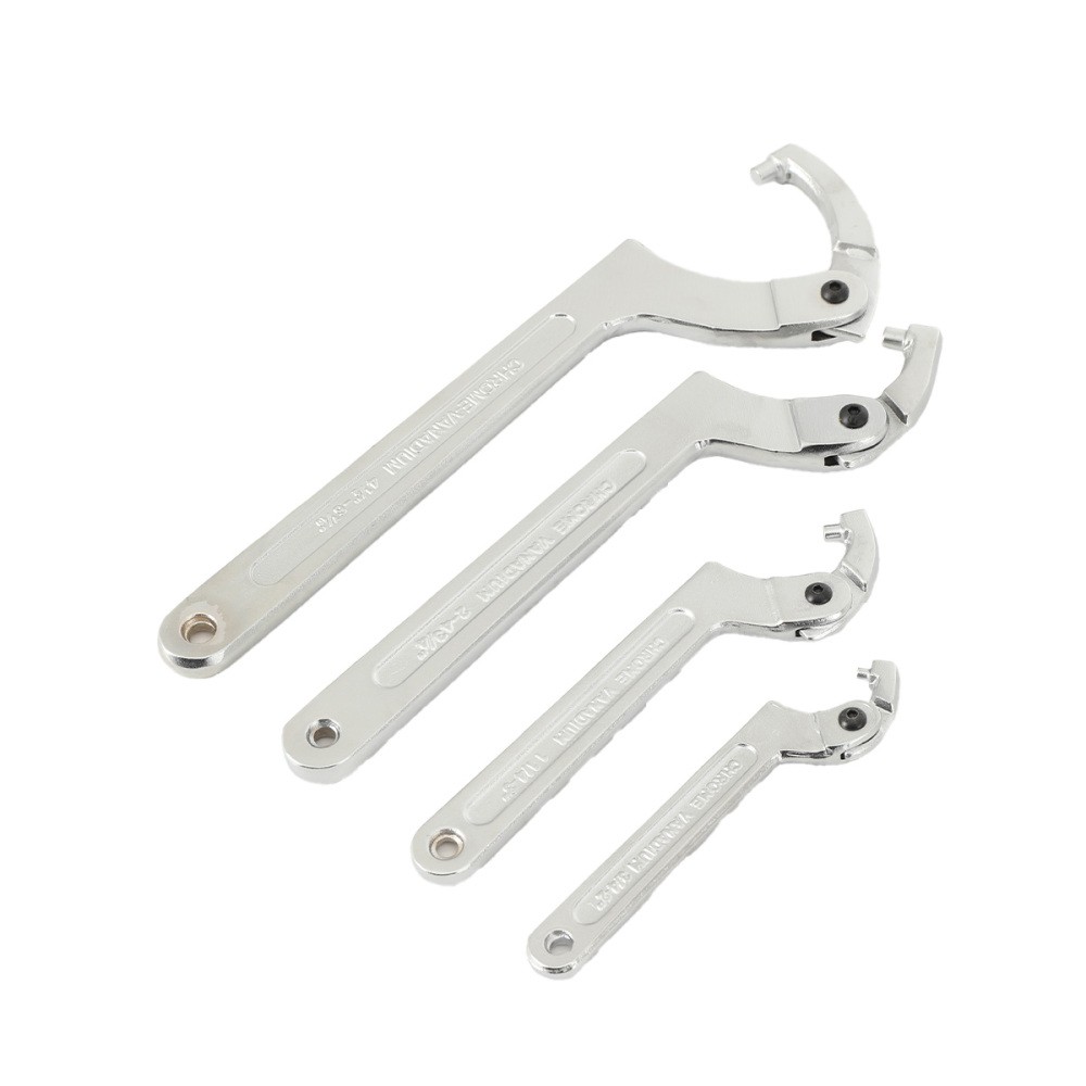 Adjustable Spanner Hook Wrench for Hydraulic Ram Cylinder Mechanical Machine