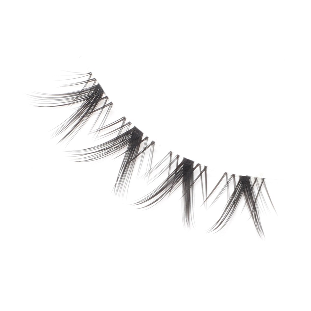 Natural False Eyelashes for Makeup Black ZB33 5 Pair