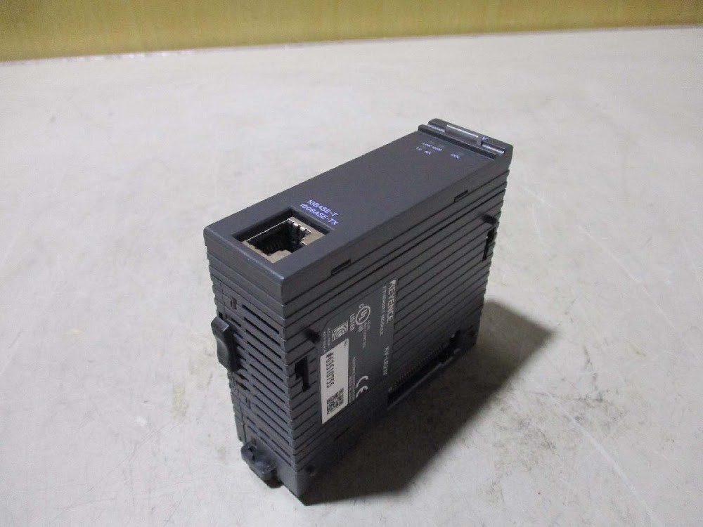 KEYENCE KV-LE21V Ethernet Unit Controller PLC Module USED