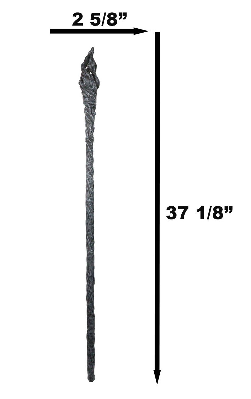 Dark Magic Witchcraft Grand High Witch Twisted Vines Swagger Cane Staff 37"