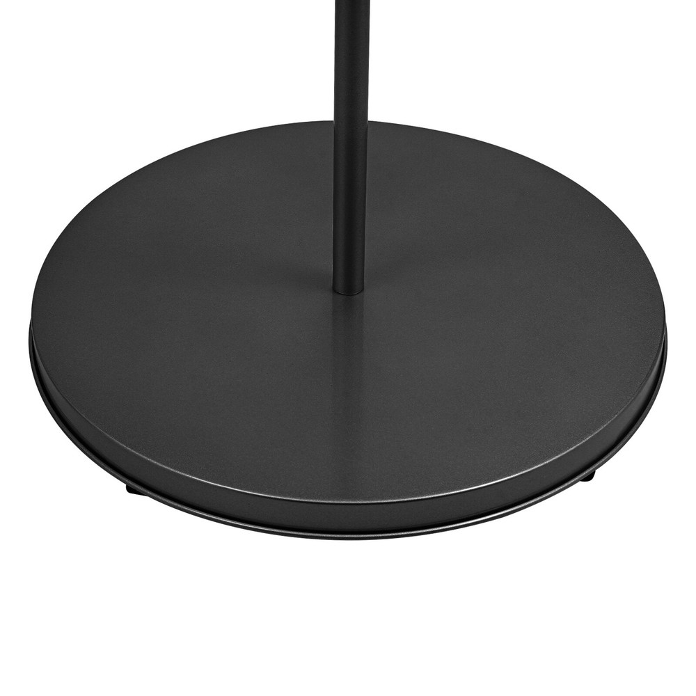 Freestanding Black Hat Display Rack with 25 Hooks for Easy Storage