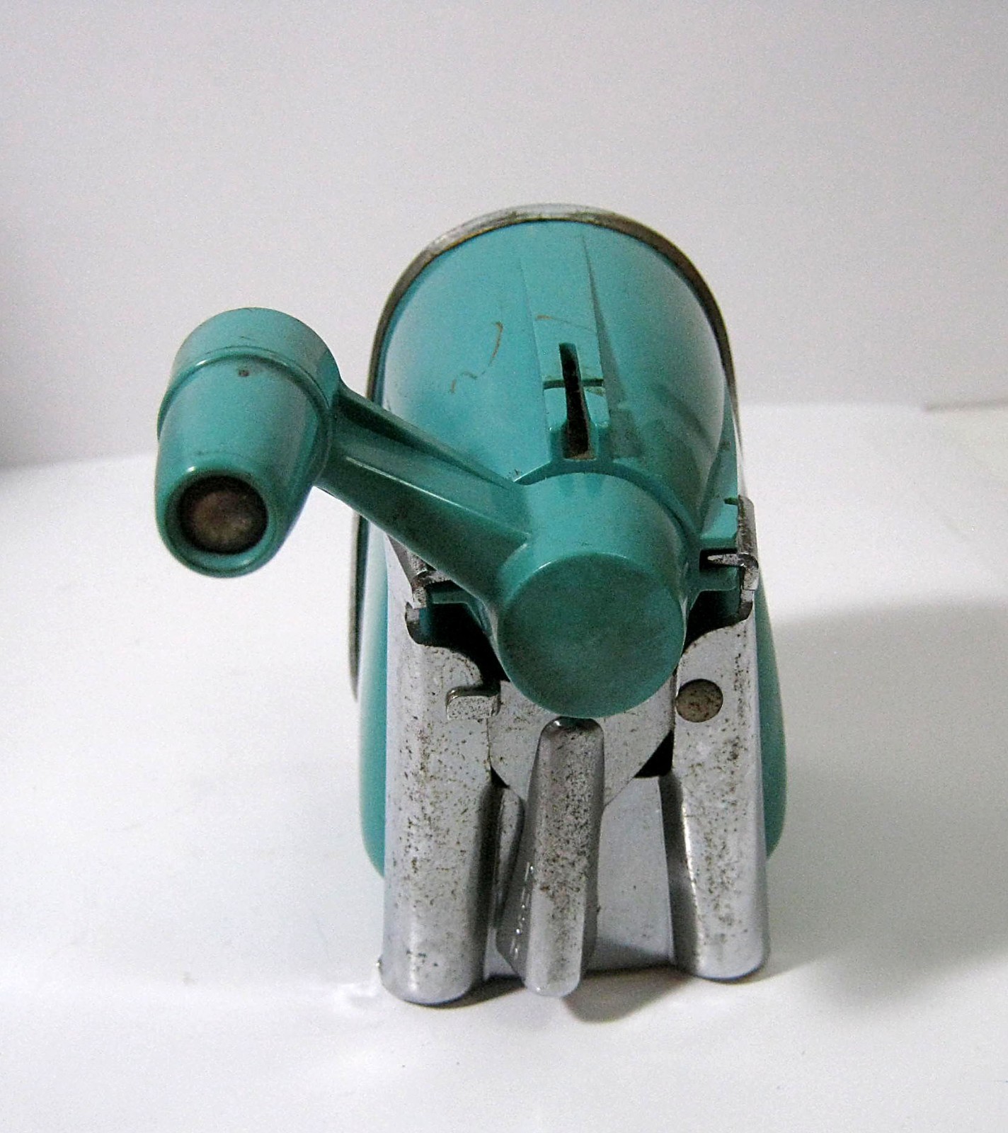 Vintage Swingline Model V Turquoise Pencil Sharpener