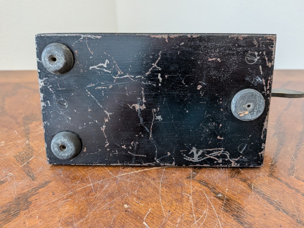 RARE J.H. Bunnell GOLD BUG Telegraph Key Keyer Morse Code Vintage