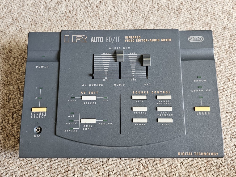 SIMA IR Auto ED/IT Infrared Video Editer Audio Mixer