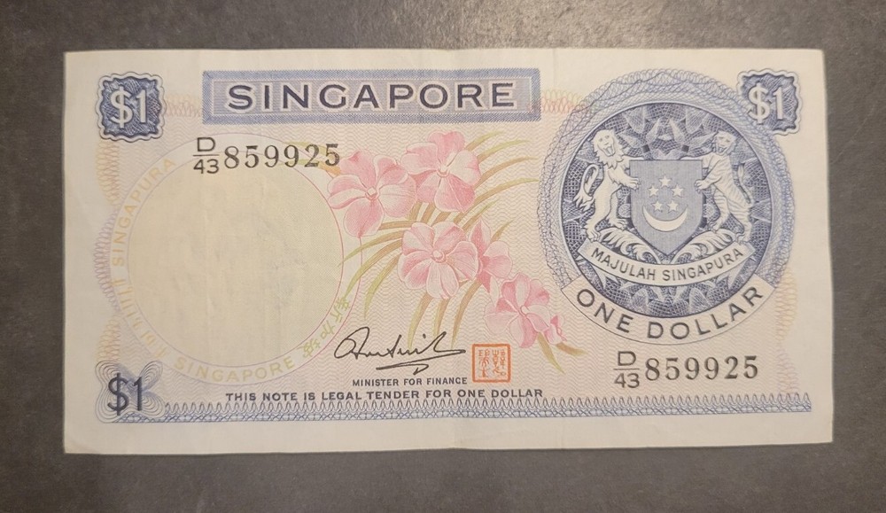 Singapore $1 1972 D43