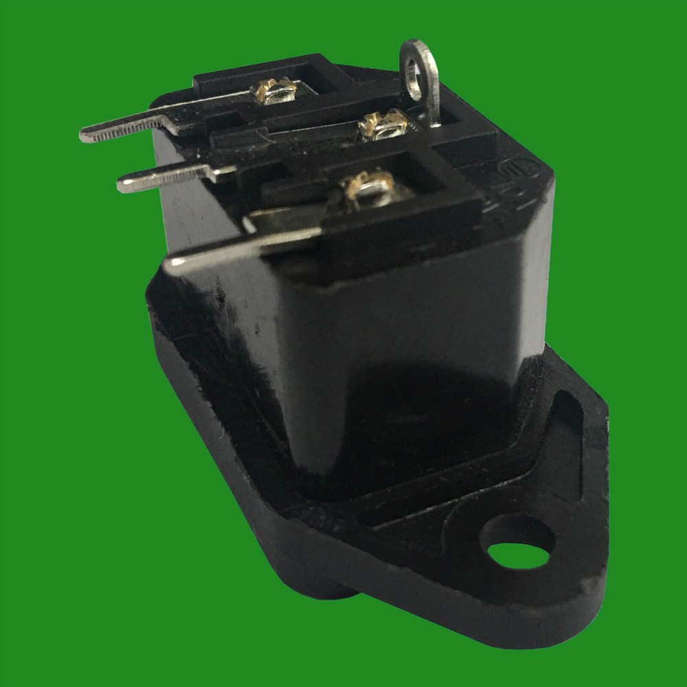 IEC Male Socket Panel Chasis Mount PCB Board 250V 10A Kettle Lead Rewireable