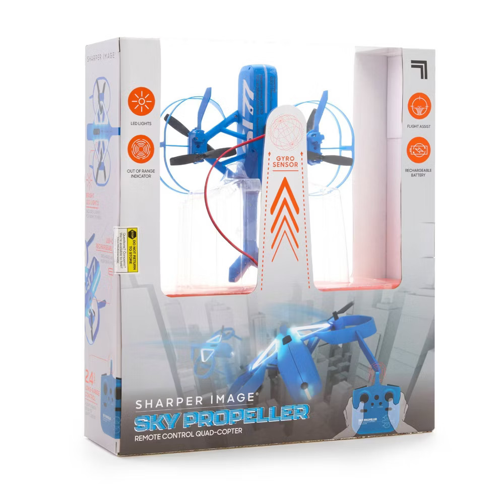 Sharper Image Sky Propeller Remote Control Quad Copter Drone
