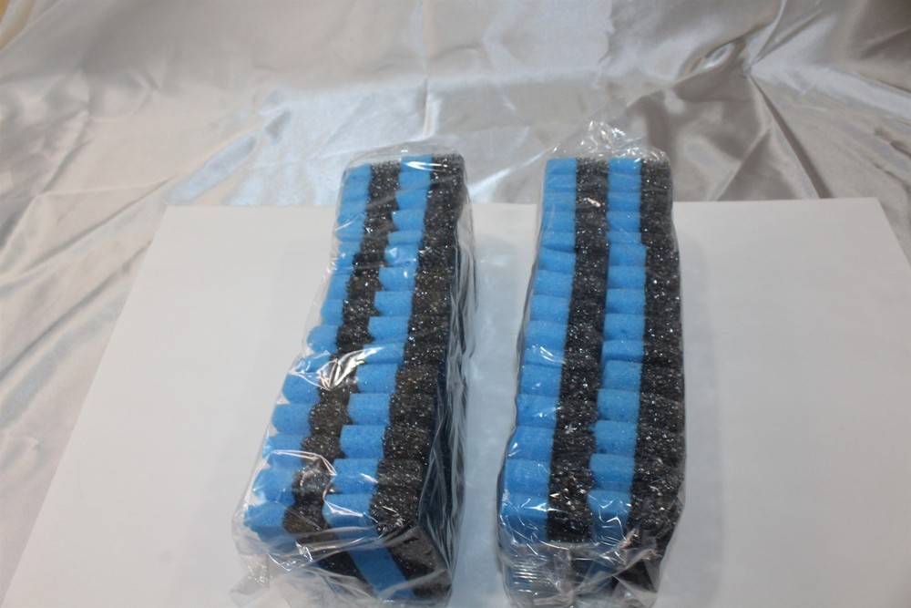 Multi Purpose Sponge Scrubbers 12 Count Dual Sided Sponge and Scrubber