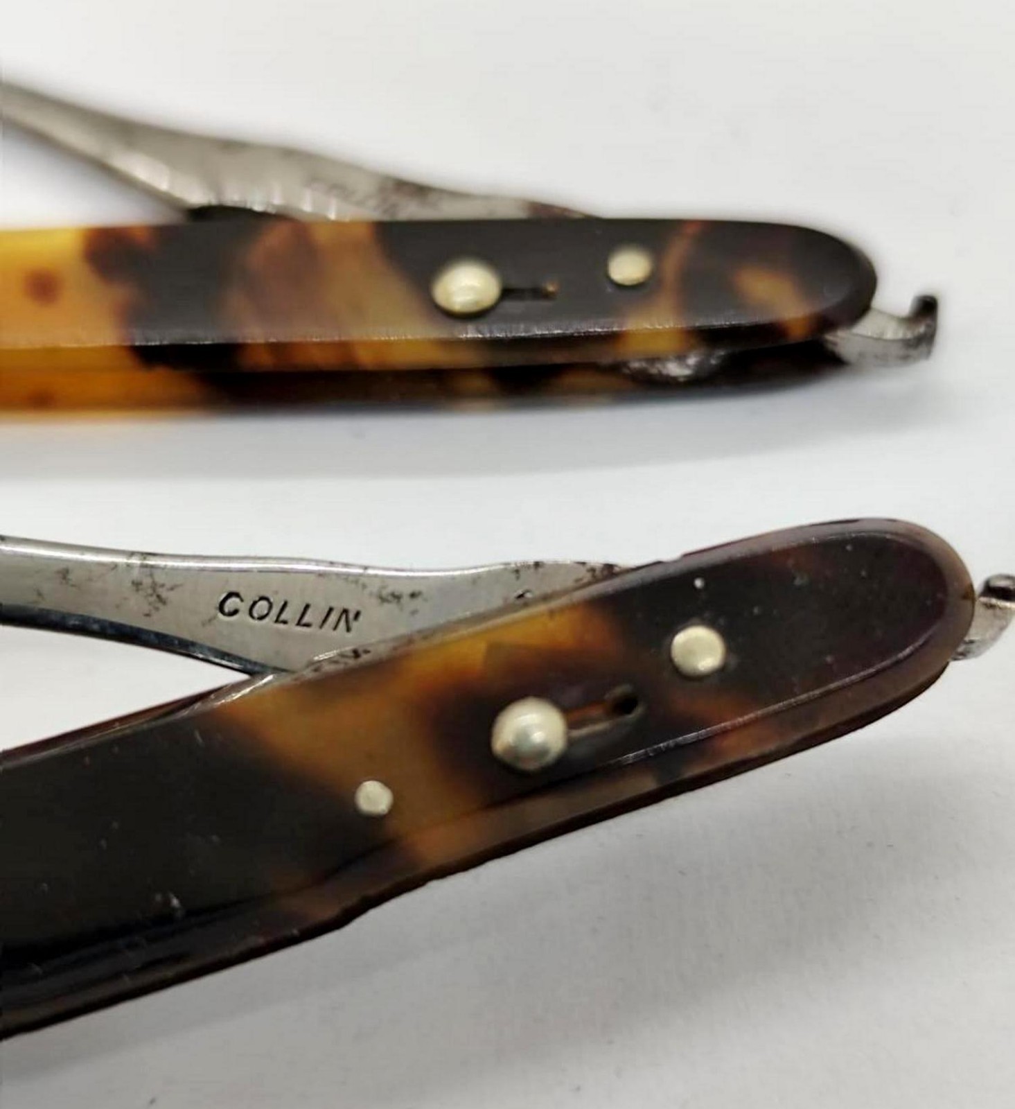 VERY ANTIQUE SURGICAL"COLLIN"FOLDING SCAPEL SET MEDICAL INSTRUMENT-FREE SHIPPING