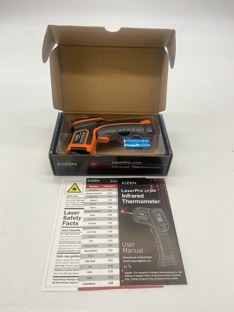 Kizen LaserPro LP300 Infrared Thermometer *