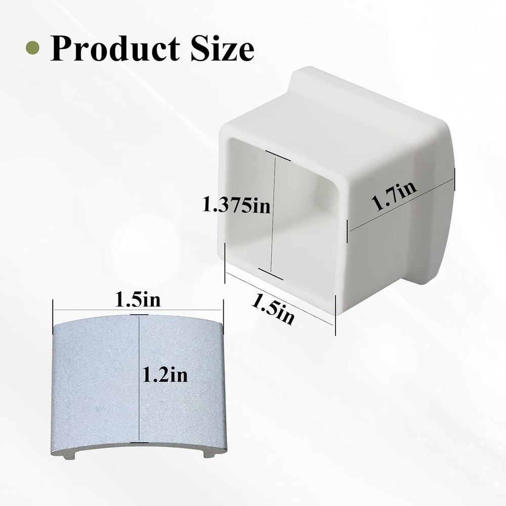 2 Pcs AC36-2 Ladder Stabilizer Rubber End Caps Compatible with Werner Standoff