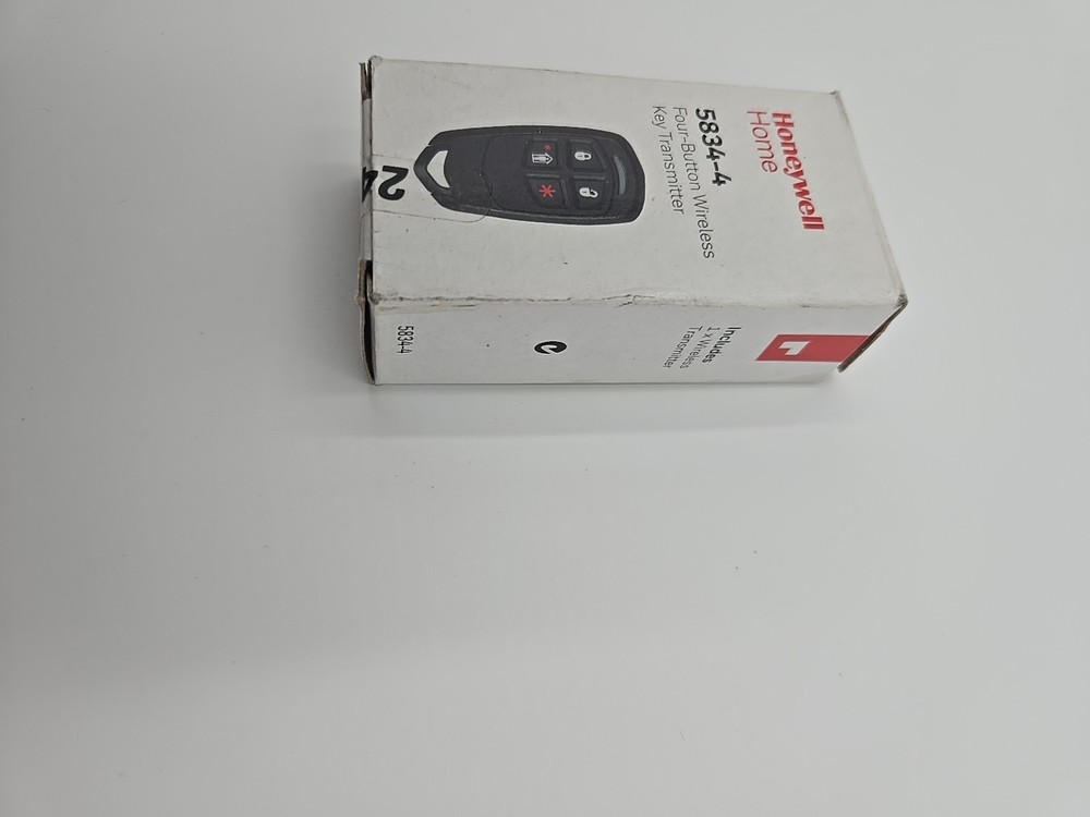Honeywell 5834-4 (4 Button Remote Control - Black)