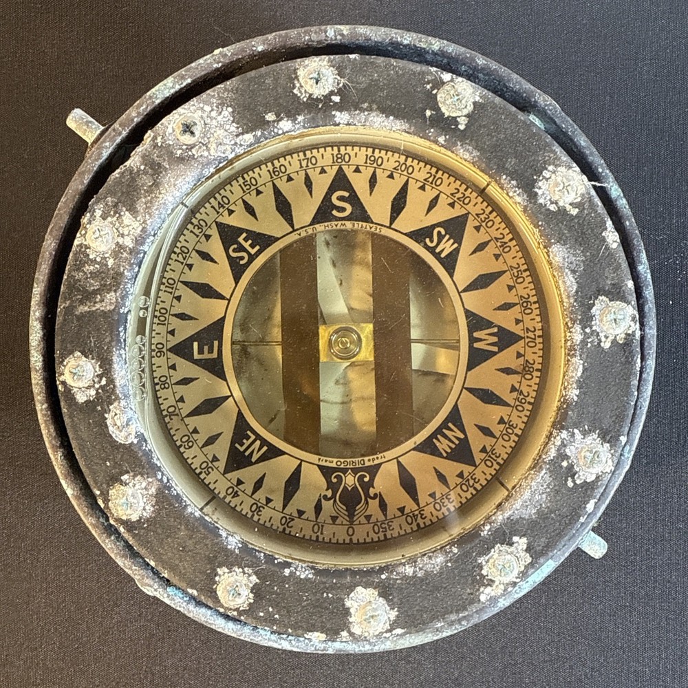 Maritime Compass Dirigo Compass & Instrument Co. Seattle Wa.