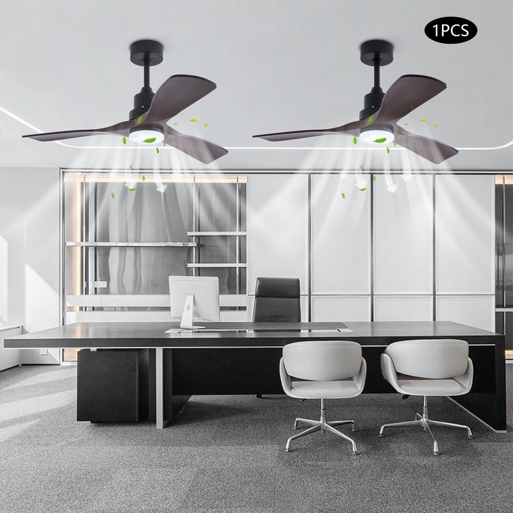 42'' Ceiling Fan Light W Remote Control&Timer Function3 Blade Fan Ceiling Mount