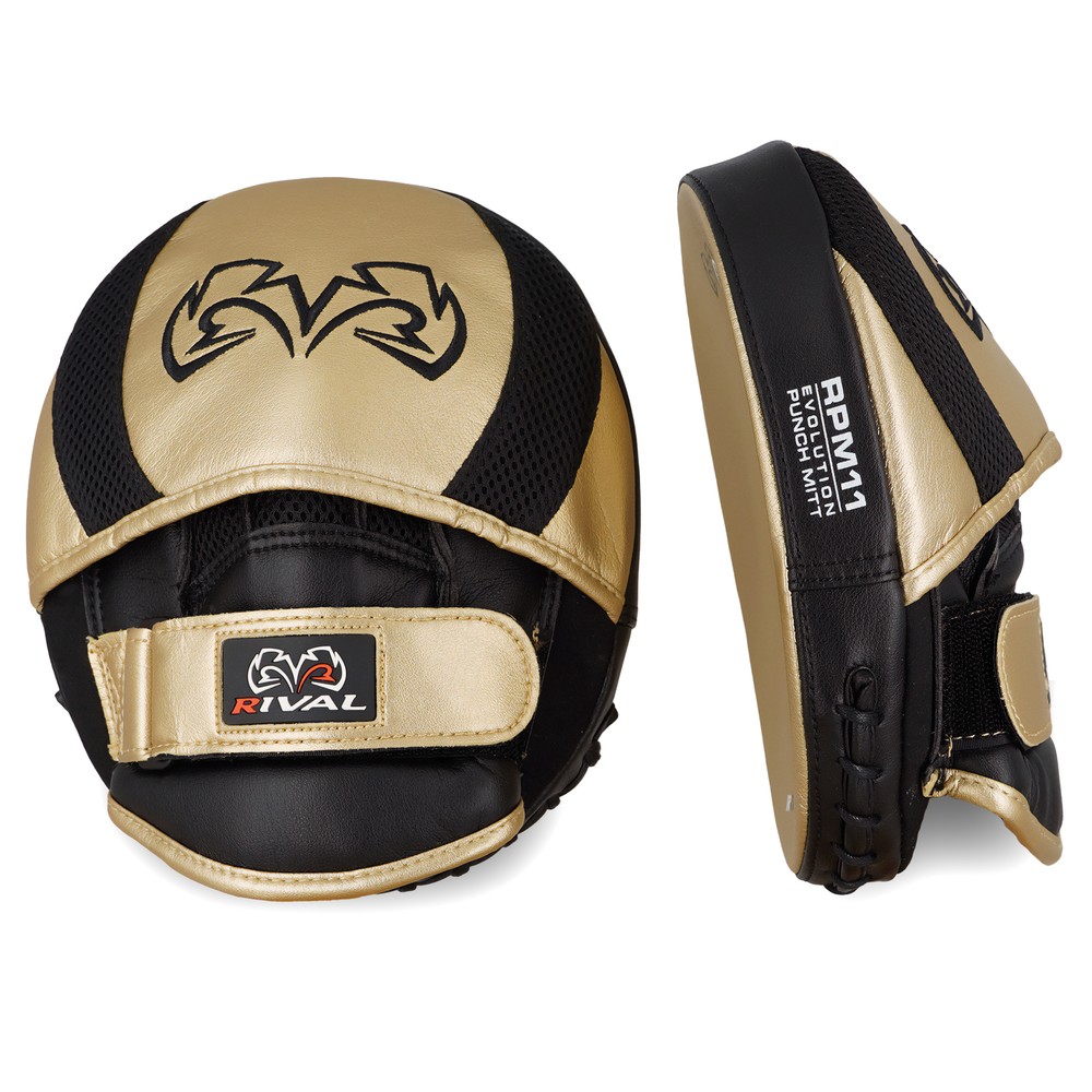Rival Boxing RPM11 Evolution Punch Mitts - Gold