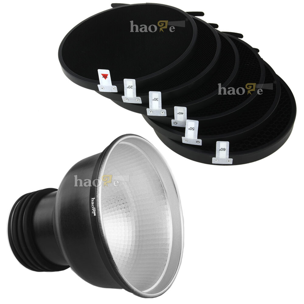 Zoom Reflector +6x Honeycomb Grid fr Profoto Studio Flash Light Strobe Monolight
