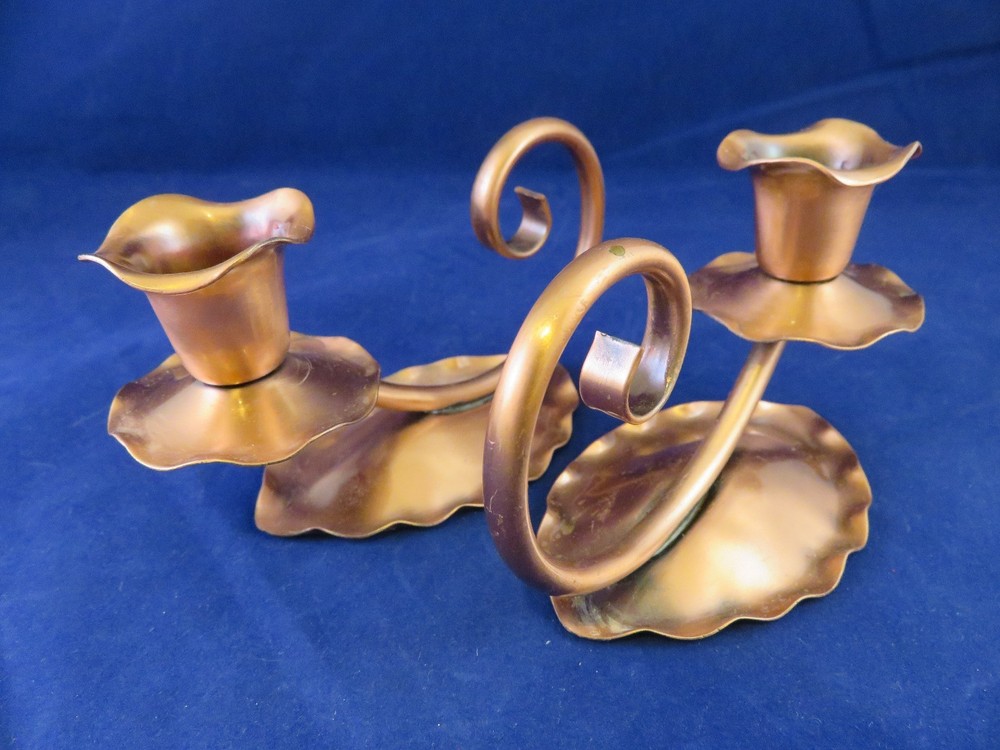 Gregori (Gregorian) Copper Candle Holders (781)