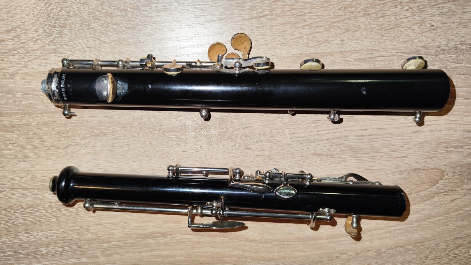 Vintage oboe music instruments