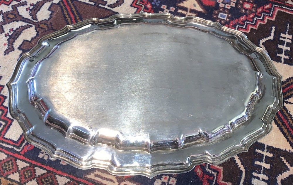 Reed And Barton•Finest Silver Plate•. Serving Tray•Chippendale•53•