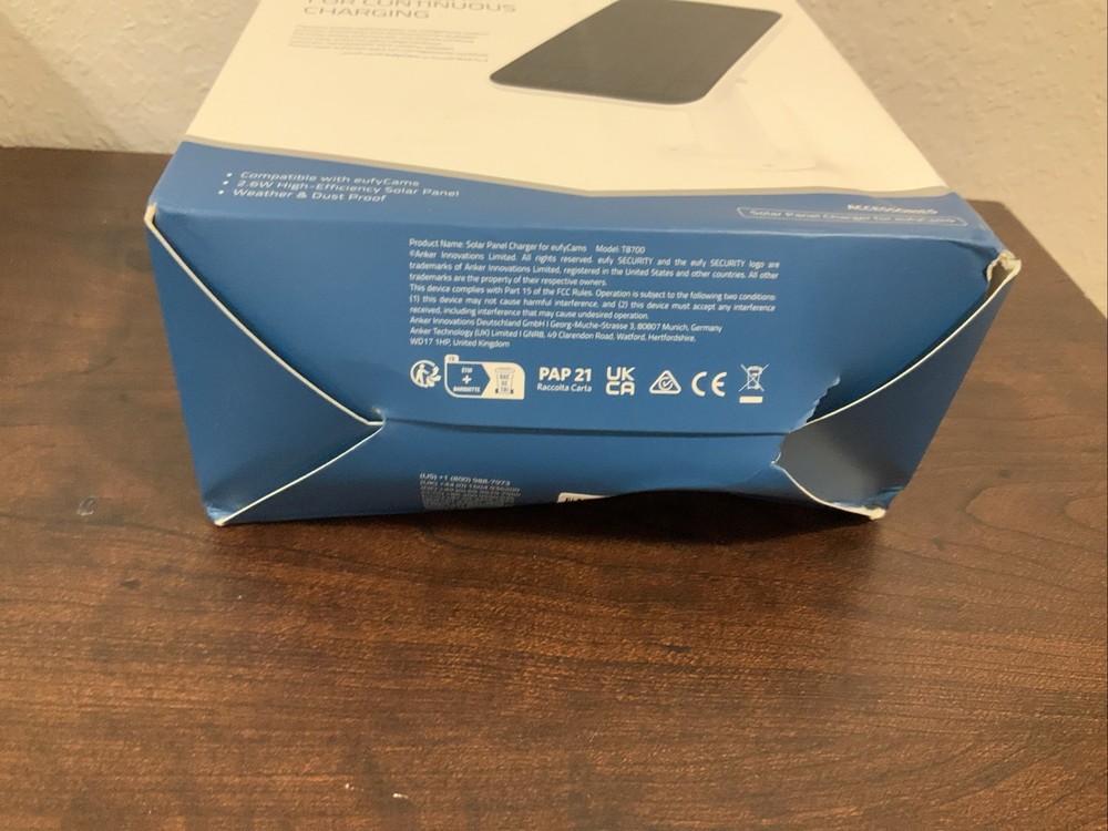 Efuy solar panel for continuous charging