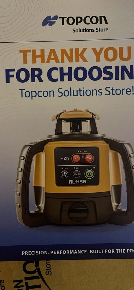 Topcon RL-H5A Self-Leveling Rotary Grade Laser