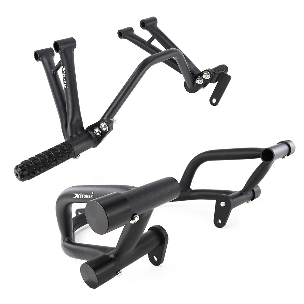 Front Crash Cage Peg Support Stunt Fit For Kawasaki NINJA ZX-6R ZX636 2009-2025