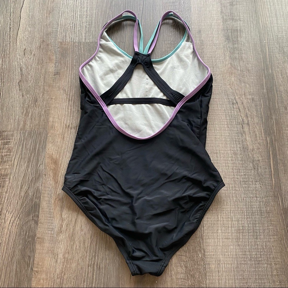 Speedo Double Crossback One-Piece Black Size 8