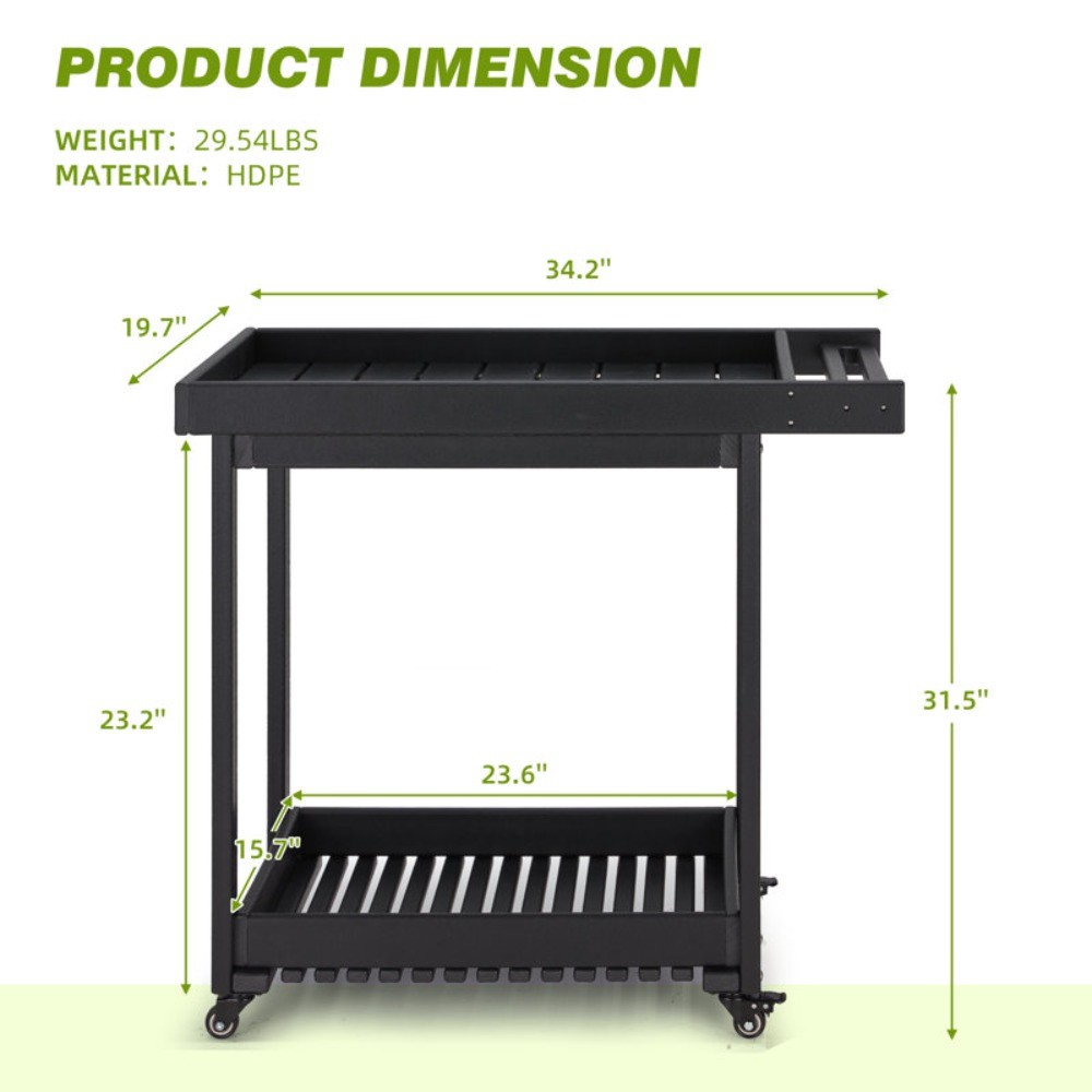 Kadriana Metal Kitchen Island