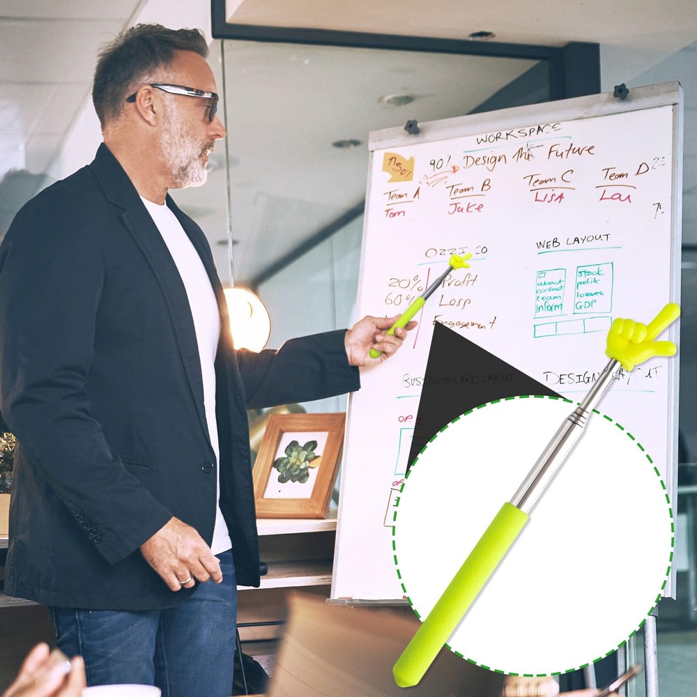 5 Pack Extendable Pointer Stick for Classroom School Kindergarten Elemtary