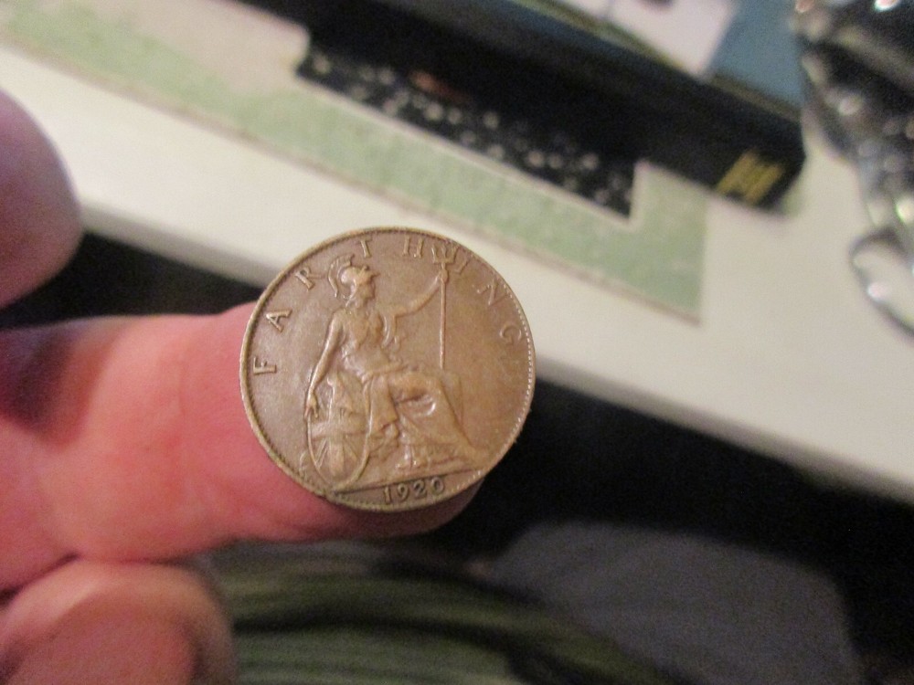 Britain - 1920 Farthing - King George V