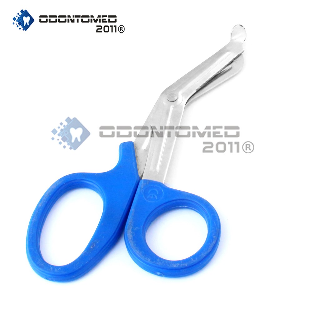 3 Emt Utility Scissors Shears 7.25" Blue Colored