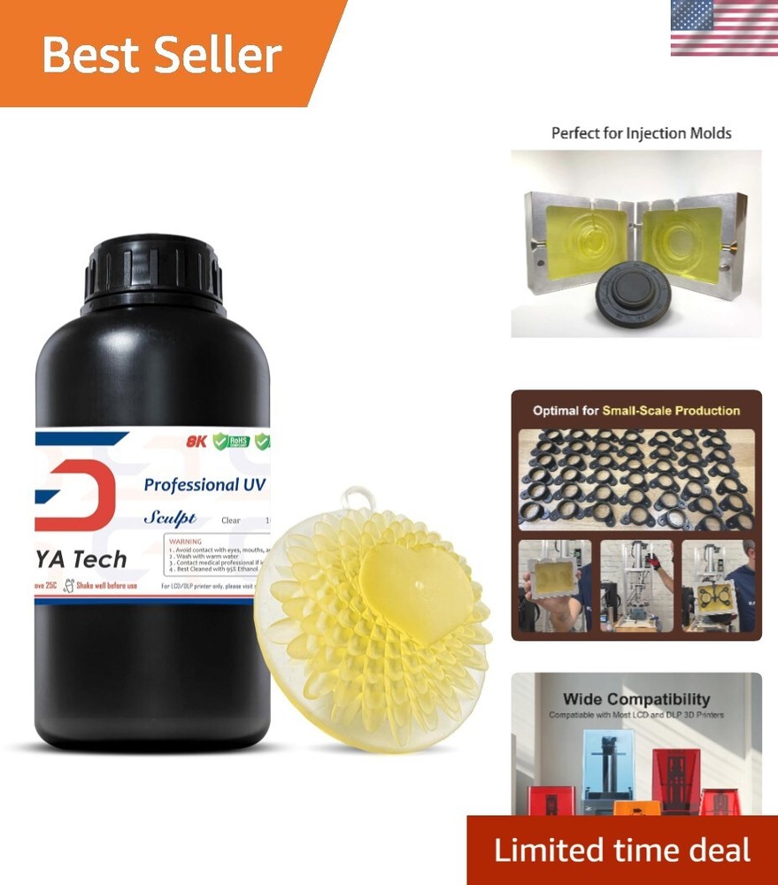 Sculpt 3D Printer Resin 1kg - Transformative High-Temp Format for DLP/LCD Print