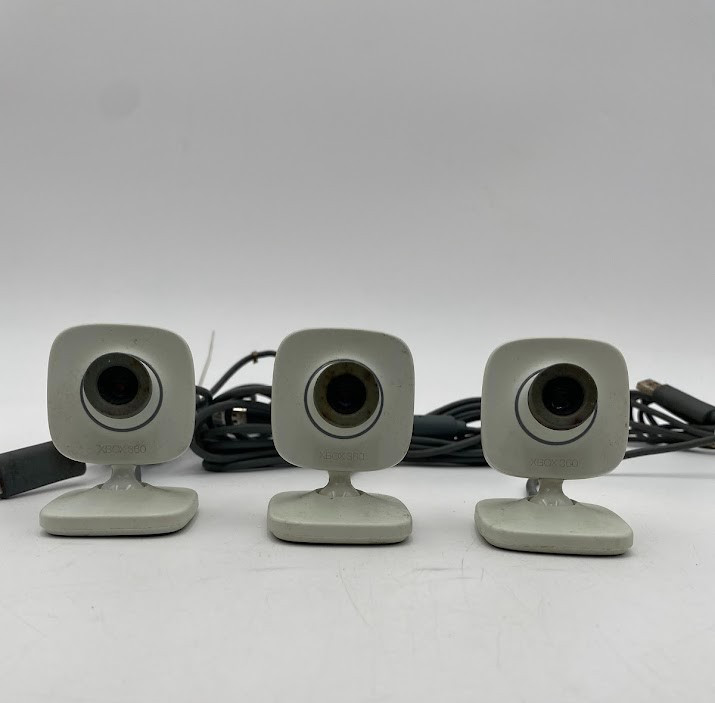 Microsoft Xbox Live Vision Camera Cleaned USB Webcam X 3