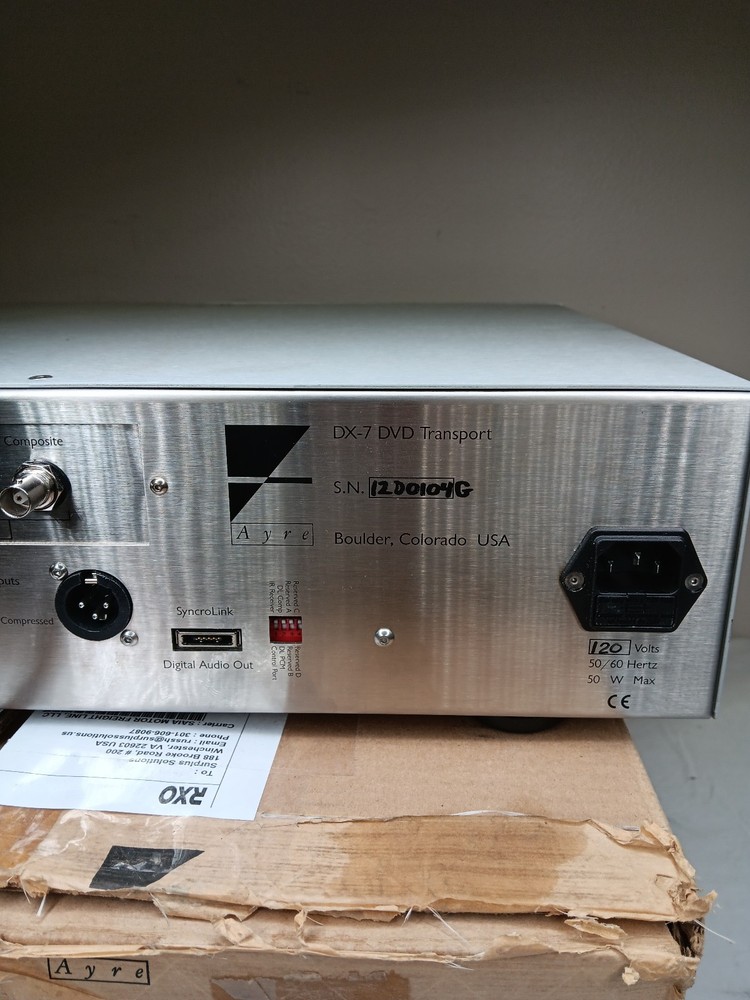 Ayre DX-7 DVD Transport *Read Description*