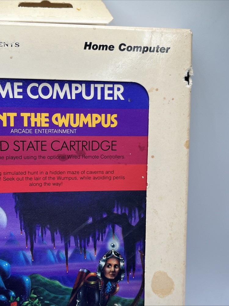 Vtg TI99-4a Home Computer Hunt The Wumpus Command Module Rare 1981