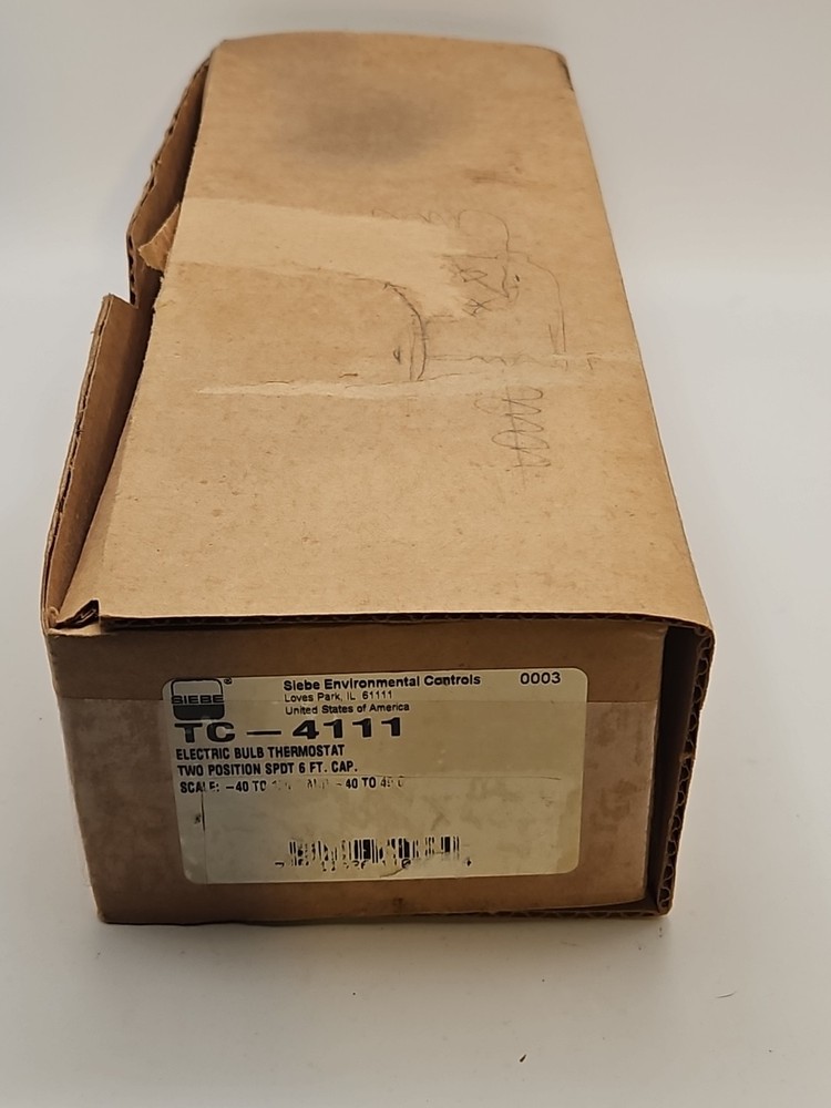 Siebe TC-4111 Two-Position Single Stage Thermostat -40-120F