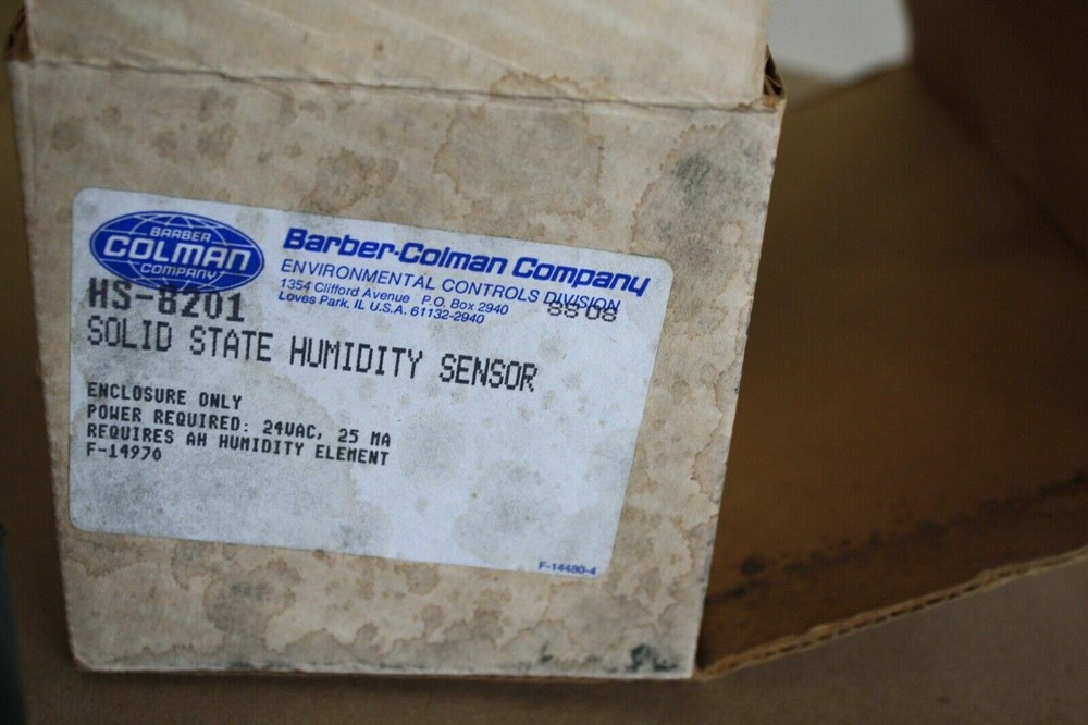 BARBER COLMAN HS-8201 SOLID STATE HUMIDITY SENSOR