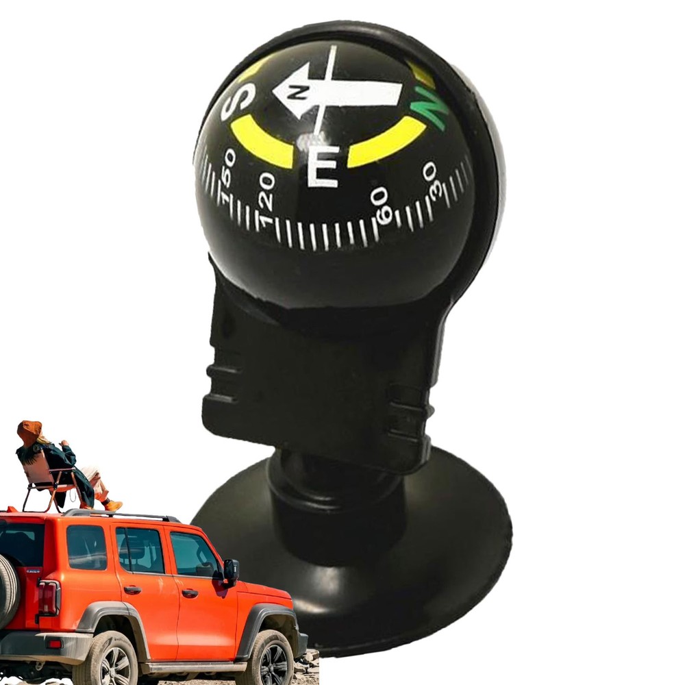 Compass Navigation Dashboard Car Compass For Car Boat Cycling Hiking Direction