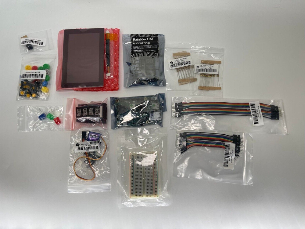 Custom Google Android Things Kit w/Pico-P1, Rainbow Hat and multitouch 5 inch
