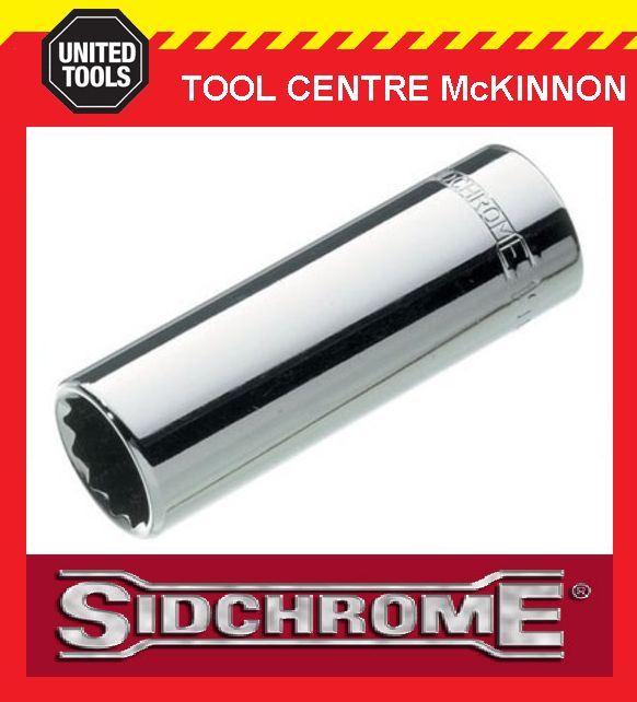 SIDCHROME SCMT14263 1/2” DRIVE 12pt 18mm TORQUEPLUS DEEP SOCKET