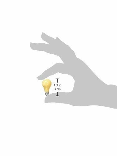 GE Lighting 61435 Yellow Bug Light Bulb, 90W, 2-Pack