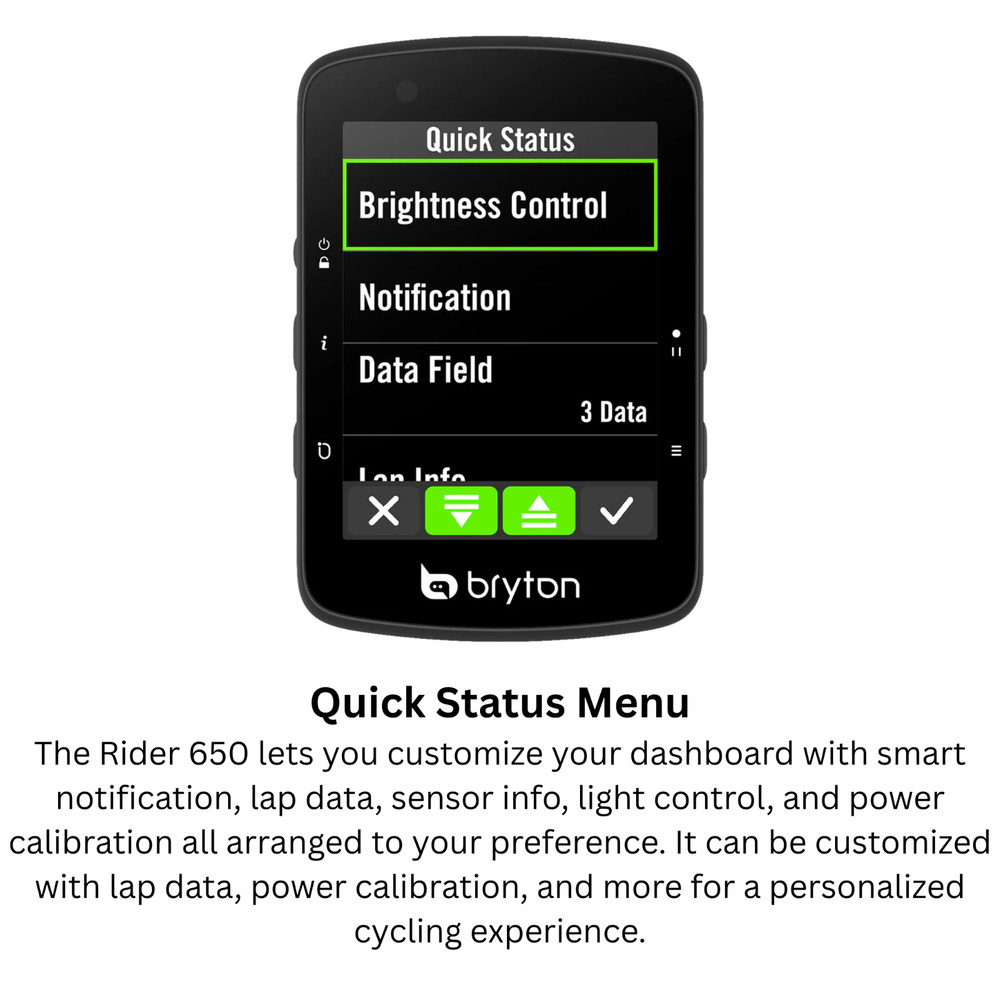 Bryton Rider 650E Wireless GPS Computer GPS Bluetooth