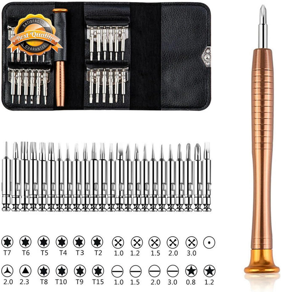 Precision Screwdriver Set 25 in 1 Repair Tool Kit for Electronics
