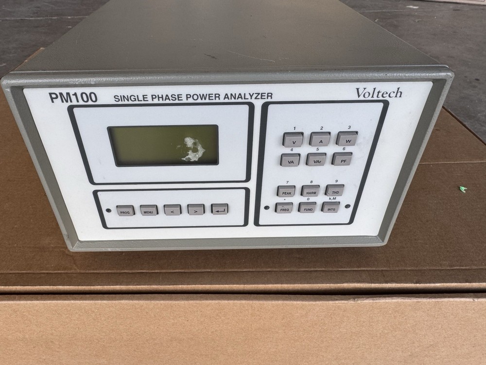 Voltech PM100 Single Phase Power Analyzer Power test only””