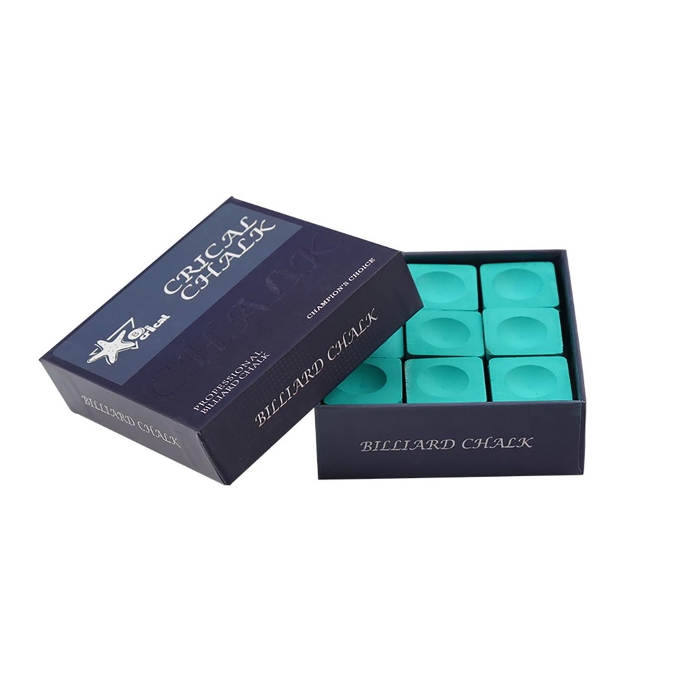 Pool Cue Chalk - 9 Pack High-Performance Billiard Chalk with Advanced Formula...