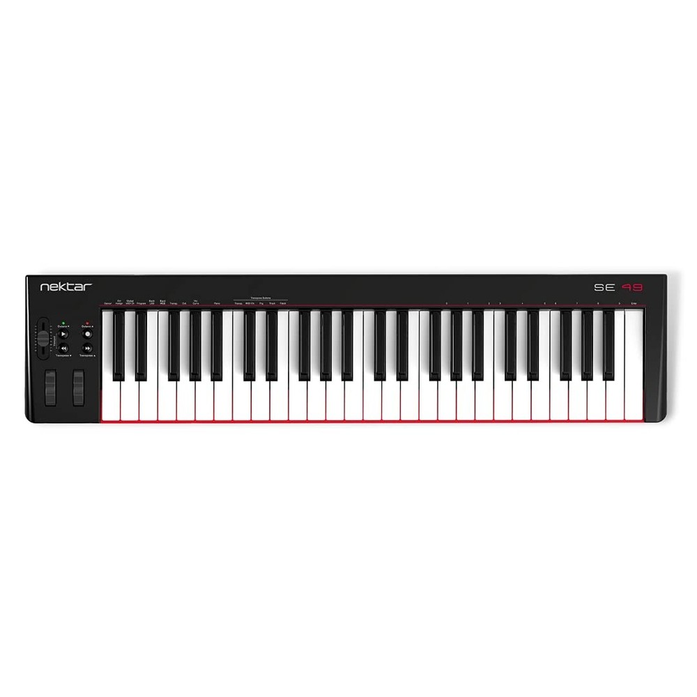 , 49-Key Midi Controller (SE49),Black white Grey