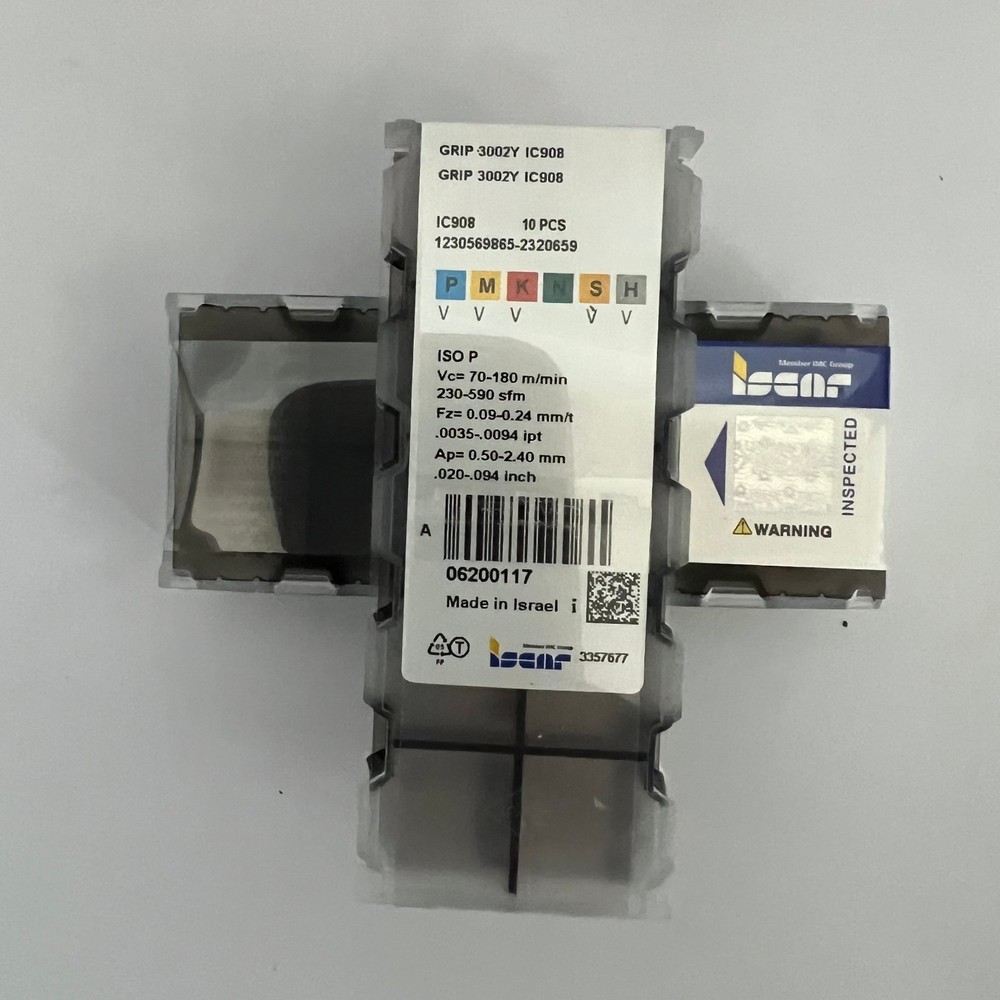 10Pcs/BOX ISCAR GRIP3002Y IC908