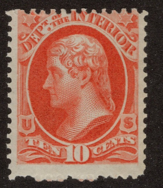 US Scott O19 Mint Never Hinged - Short Perf at Bottom - CV 160$