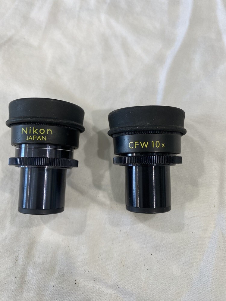Nikon CFW 10x microscope eyepieces