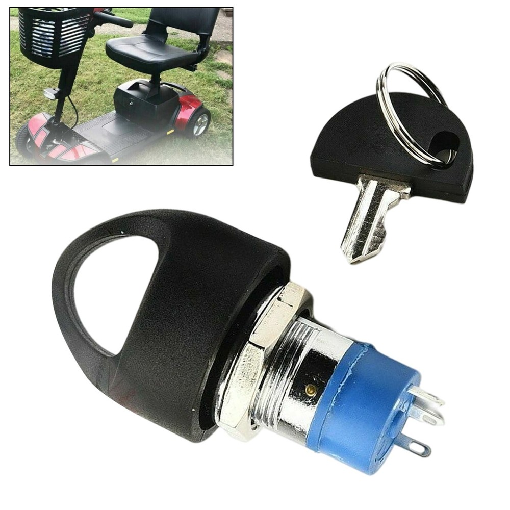 Mobility Scooter Spare Start On/off Ignition Switch 2 Keys FOR PRIDE Practic U5s
